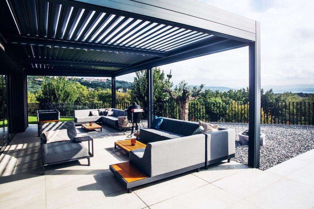 Bioklimatik Motorlu Pergola Tente