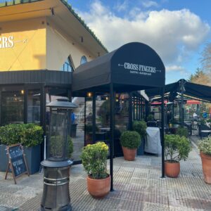 Cafe Giriş Yürüyüş Yolu Tünel Tente