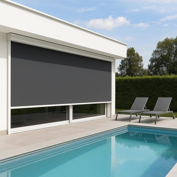 Zip perde yan profil kılavuz ray detayı