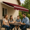 Mafsallı balkon tentesi