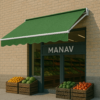 Mafsallı manav tentesi