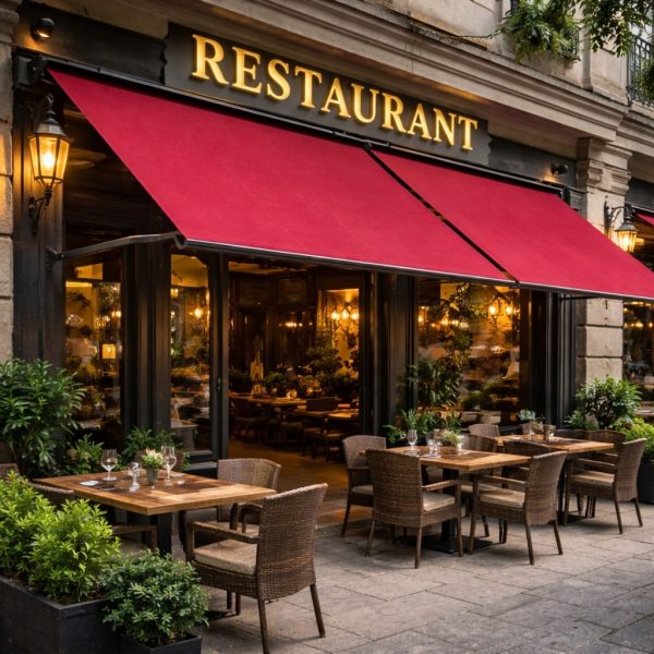 Uzaktan kumandalı motorlu win tente dış mekan gölgelik ana ürün görseli