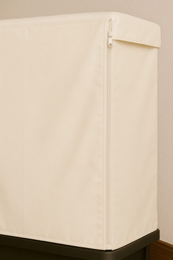 Otel Kat Görevlisi Raf Koruma Brandası Kılıfı 3 Otel raf brandasi krem