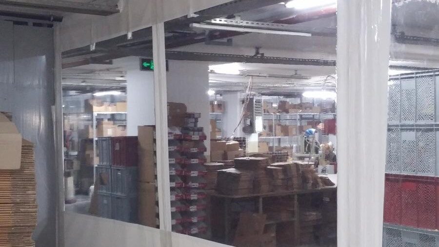 Fermuarlı şeffaf branda