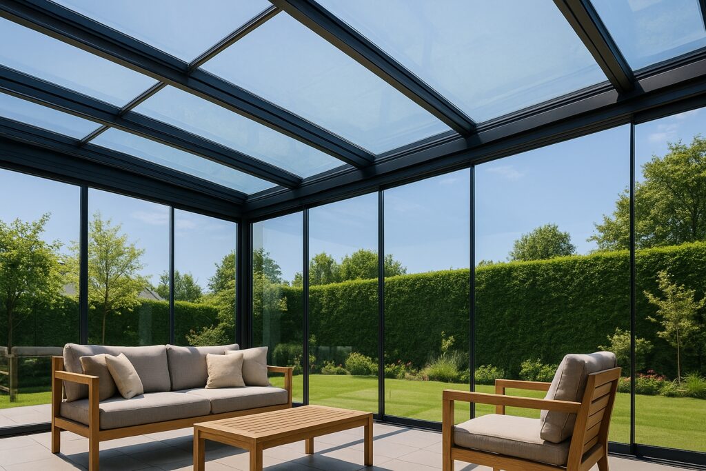 Cam tavan (Sürme veya katlanır) sistemler