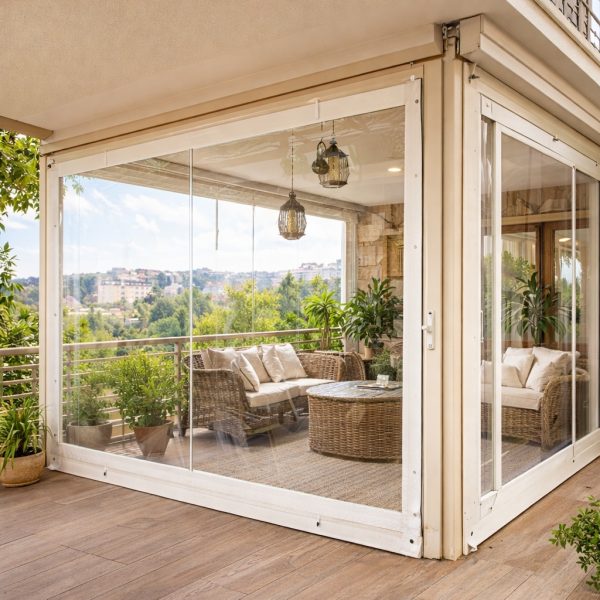 Seffaf balkon kapama perdesi